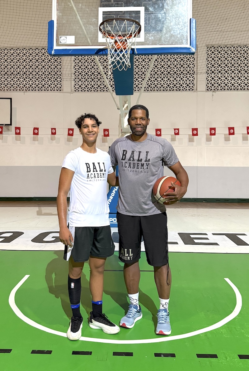Adem Rafrafi after personal training with Antoine Gillespie in Tunisia